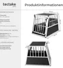 Hundetransportbox single Schnubi mit schräger Rückwand mit Produktbild-Vorschau 5