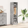 vidaXL Kleiderschrank Betongrau 50x50x200 cm Holzwerkstoff Produktbild-Vorschau 2