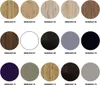 A collage of circular swatches, each representing a different color or wood grain sample, labeled with numbers. Podgląd zdjęcia produktu