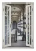 Wallario Wandbild mit Fenster-Illusion: Säulengang in einem Produktbild-Vorschau 1