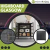 Mein-Regal Highboard Glasgow aus Metall Beistellschrank 2 Produktbild-Vorschau 5