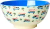 Ciotola in melamina Rice Blu - Stampa camper 700ml Anteprima dell’immagine prodotto 1