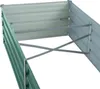 Metall Blumenbeet Hochbeet 320x80x77 cm Grün Pflanzbeet Produktbild-Vorschau 3