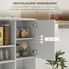 HOMCOM Küchenschrank, Hochschrank mit 3 Schubladen, Produktbild-Vorschau 5
