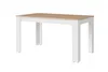 Tisch >NORI< in Weiß/Eiche-Optik 120 x 75 x 80 cm Produktbild-Vorschau 4