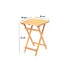 Skye Decor, My020, Gartentisch, 100 % BUCHENHOLZ, Braun, 50 Produktbild-Vorschau 3