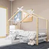 Dětská postel Sweiko 90x200cm Postel s 2 zásuvkami a roštem Náhled obrázku produktu 1