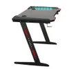 Raptor Gaming-Tisch GT100 120x60cm RGB schwarz Produktbild-Vorschau 4