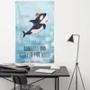 Mr. & Mrs. Panda Wandbild Orca Zylinder - Oceanblue - Produktbild-Vorschau 4