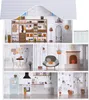 Navaris Puppenhaus aus Holz - inkl. 11x Möbel 4X Zubehör - Produktbild-Vorschau 7