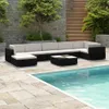 vidaXL 8-tlg. Set de salon de jardin avec auflagen Poly Voir les images du produit 2