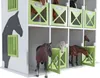 Kids Globe Horses Pferdehotel (12 Pferde, 1:24, Kinder Anteprima dell’immagine prodotto 3