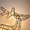 2.03 renne LED nere - 45 cm / 120 LED - decorazione Anteprima dell’immagine prodotto 4