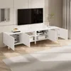 Merax TV Lowboard mit asymmetrisches Bogenrelief, TV Produktbild-Vorschau 5