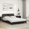 vidaXL Bed met matras "Dover", zwart en wit, 140x200 cm, Productafbeelding-voorbeeld 3