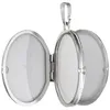 JOBO Medaillon oval Anhänger zum Öffnen für 4 Fotos 925 Produktbild-Vorschau 5