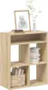 vidaXL Knihovna Sonoma dub 66x31x80 cm Materiál na bázi Náhled obrázku produktu 2