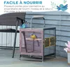 Cage de transport en acier pour perroquets, cage š€ oiseaux Voir les images du produit 7