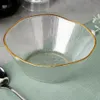 Zlatá skleněná mísa 15 cm, 500 ml Náhled obrázku produktu 5