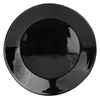 A single black plate is shown from a top-down view against a white background. Produktbild-Vorschau