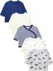 TupTam Baby Jungen Langarm Wickelshirt Baumwolle 5er Set, Produktbild-Vorschau 1