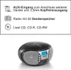 KARCHER RR 5025-B tragbares Radio, CD-Player mit Netz-und Produktbild-Vorschau 4