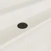 A close-up view of a white shelf with a black electrical outlet. Náhľad obrázku produktu