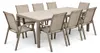 Zestaw mebli ogrodowych balkon stół Allen Pro 190x90S + 8x Podgląd zdjęcia produktu 1