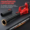 1000W Akku-Laubbläser 21V Brushless, 2×4,0Ah Akkus, 360 Produktbild-Vorschau 4