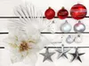 Dekorierter künstlicher Weihnachtsbaum mit 213 Ornamenten Produktbild-Vorschau 5