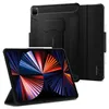 A black iPad case is shown with an iPad inside, displaying a colorful wallpaper. Another case is shown in the background. Podgląd zdjęcia produktu
