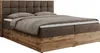 MKS MEBLE Boxspringbett 140x200 mit Bettkasten Eiche, Produktbild-Vorschau 11