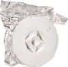 A round, white product, possibly a welding wire spool, is partially wrapped in crinkled silver foil. Anteprima dell’immagine prodotto