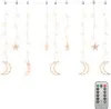 vidaXL Lichterketten Stern und Mond Fernbedienung 138 LEDs Produktbild-Vorschau 1
