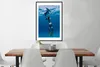 MuchoWow® MuchoWow® Gerahmtes Poster Delphin - Tauchen - Produktbild-Vorschau 3