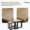 Collage showing the material properties of a nesting table set, with close-ups of the tabletop and water droplets. Anteprima dell’immagine prodotto