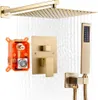 Duscharmatur Set mit 305mm Quadratischem Regenduschkopf - Produktbild-Vorschau 1