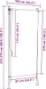 A diagram showing the dimensions of a roller blind. Náhled obrázku produktu