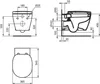 Ideal Standard Connect WC-Set, Wandtiefspül-WC mit Produktbild-Vorschau 8