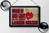 Blechschild Spruch 30x20cm geh mit deinem ganzem Herzen Produktbild-Vorschau 2