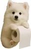 Toilettenpapierhalter mit Hund, Wandhalterung, Harz, Produktbild-Vorschau 6