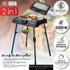 LEX Elektrogrill Tischgrill BBQ Grill Standgrill Outdoor Produktbild-Vorschau 3