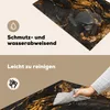KitchenYeah© Herdabdeckplatte Marmor - Limette - Schwarz - Produktbild-Vorschau 4