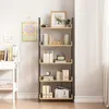 Bibliothèque en chêne brun pour le bureau, le salon ou le Voir les images du produit 2