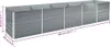 vidaXL Garten-Hochbeet Verzinkter Stahl 400x80x45 cm Grau Produktbild-Vorschau 9