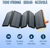 BOT Solar Powerbank SP6 5 pannelli 25000 mAh nero Anteprima dell’immagine prodotto 5