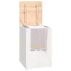 vidaXL Coffre à linge blanc 44x44x66 cm pin massif Voir les images du produit 3