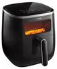 A black Philips air fryer with french fries inside. Náhled obrázku produktu