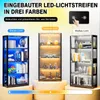 TWSOUL Vitrine LED-Vitrinenschrank mit intelligenter Produktbild-Vorschau 4