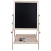 tavolo da disegno in legno bifacciale 2 in 1 per neonati, Anteprima dell’immagine prodotto 2